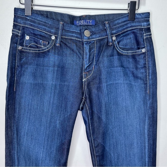 Fidelity Denim Bootcut Jeans Size 26 Casual Denim - Picture 4 of 12